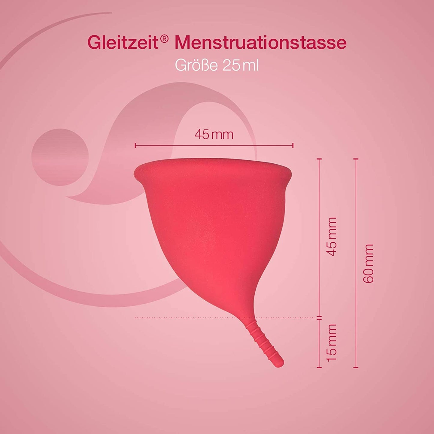 Premium Menstruationstasse (Grösse M - 25ml)