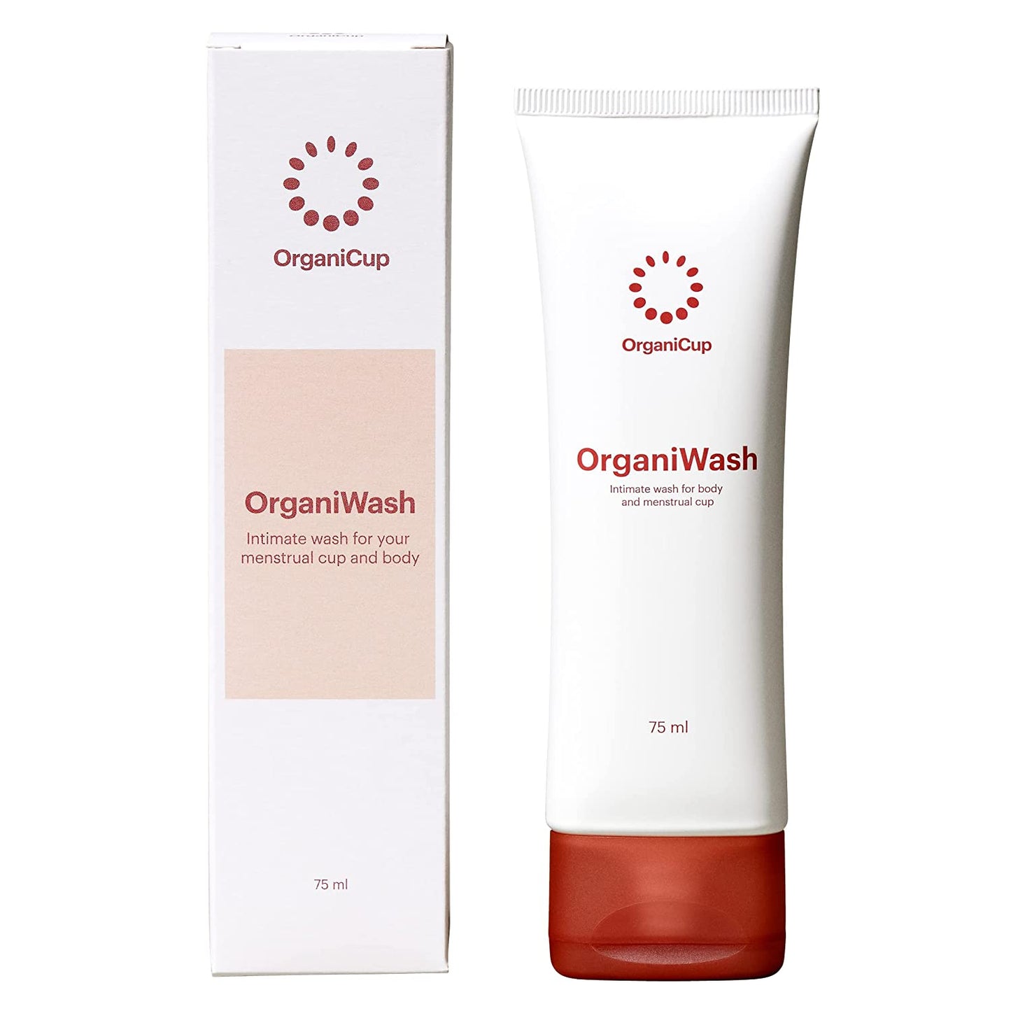 OrganiWash 75 ml by OrganiCup - Mildes Reinigungsmittel für Körper und Menstruationstasse